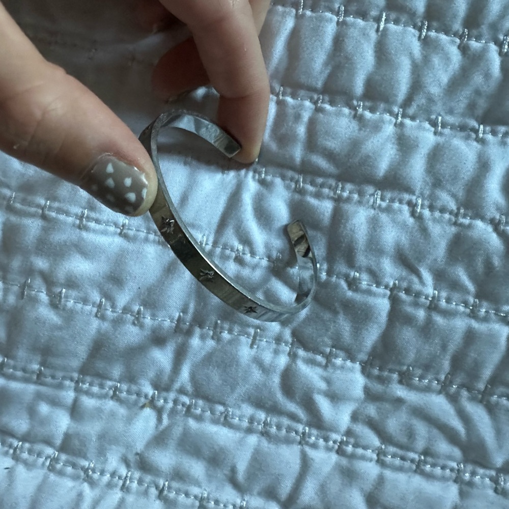 Silver Cuff Bracelet from kittenish